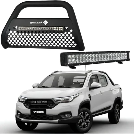 Kit Burrera Ultra Bar Ram 700 2014-2020 Dob Cab + Barra Led