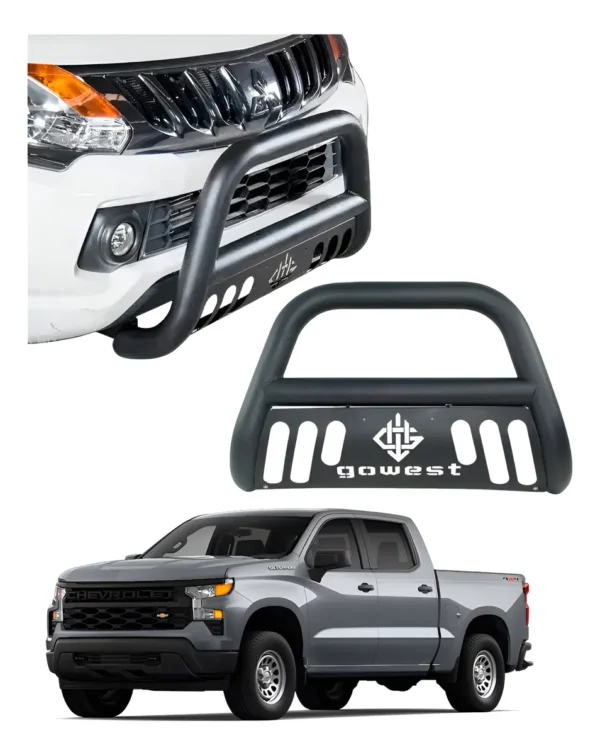 Burrera Protector Bar Negra Chevrolet Silverado 2019 - 2022