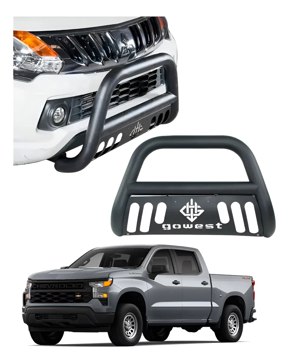 Burrera Protector Bar Negra Chevrolet Silverado 2019 - 2022 - Image 1