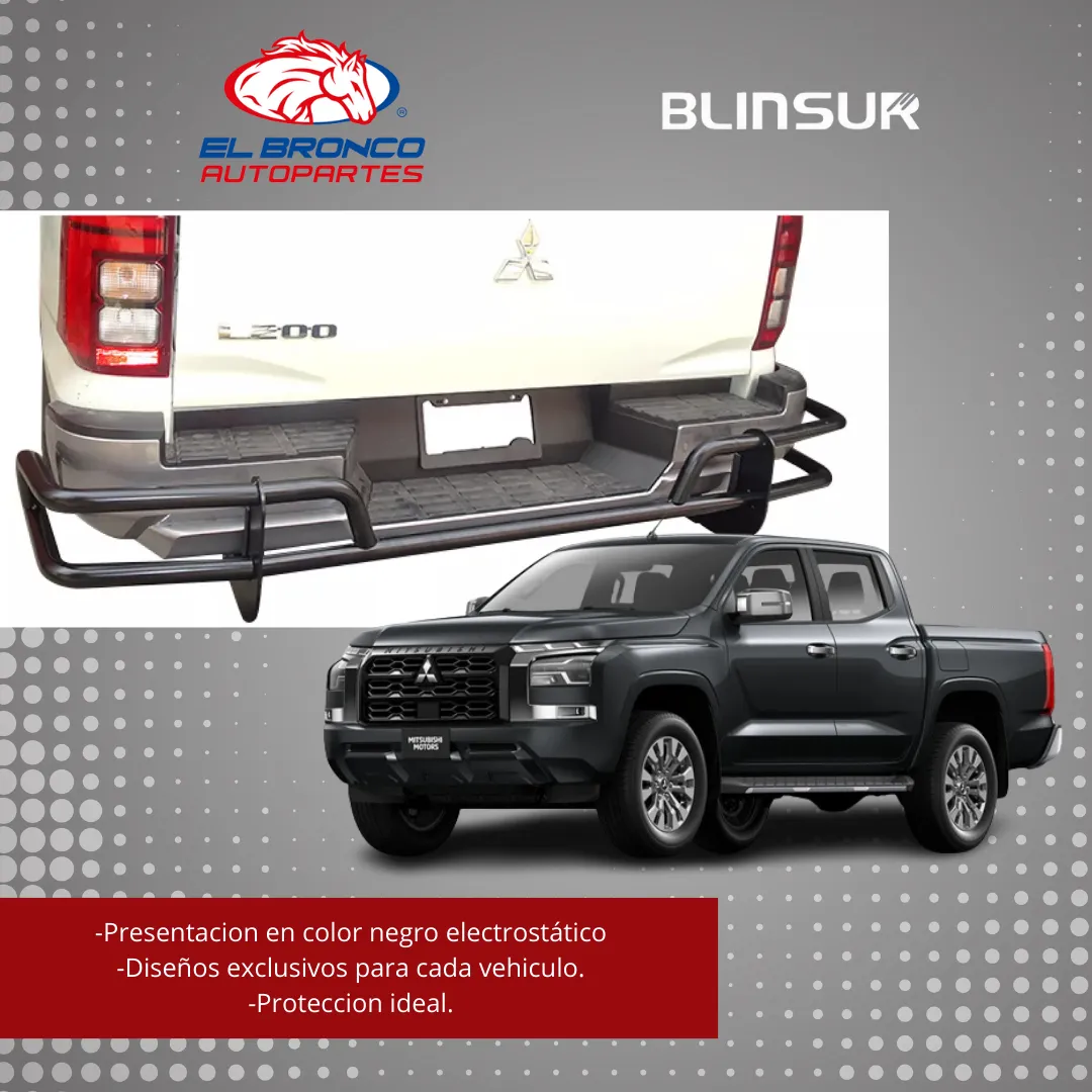 Bumper Trasero Compatible Con Mitsubishi L200 2025 - Image 2