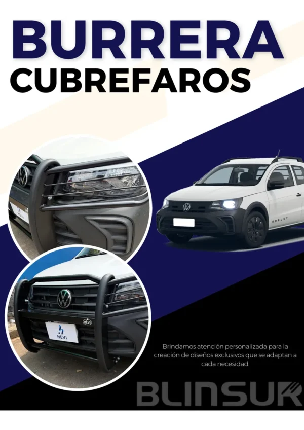 Burrera Cubrefaros Para Volkswagen Saveiro Robust 2025
