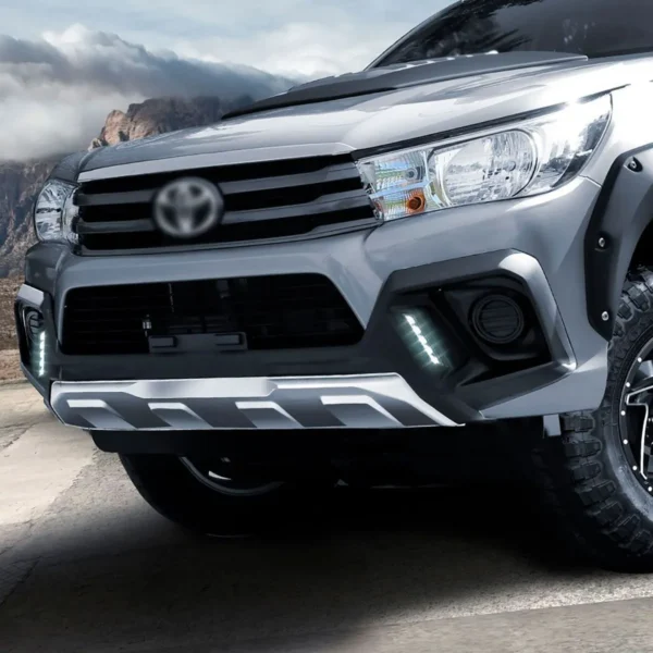 Bumper Delantero Con Led Airdesign Toyota Hilux 16-19 Sr