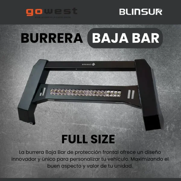 Centro De Burrera Baja Bar Ford F150 Lobo 2015 - 2020 Negra