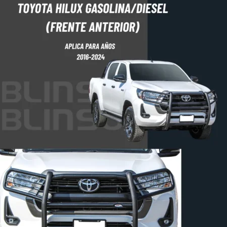 Burrera Cubrefaros Delantera Para Toyota Hilux 2016 - 2024 - Image 2