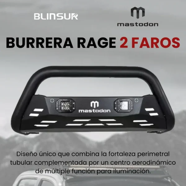 Burrera Rage Dos Faros Para Toyota Tacoma 2024 - 2025