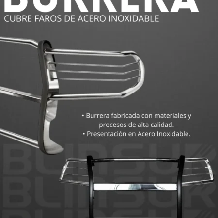 Burrera Delantera Acero Inoxidable Ford Ranger 2016 - 2022 - Image 2