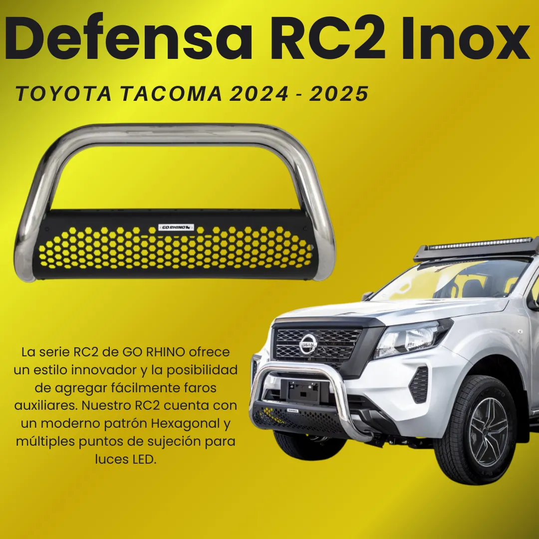 Burrera Defensa Rc2 Inox Para Tacoma 2024 Al 2025 Realtruck - Image 2