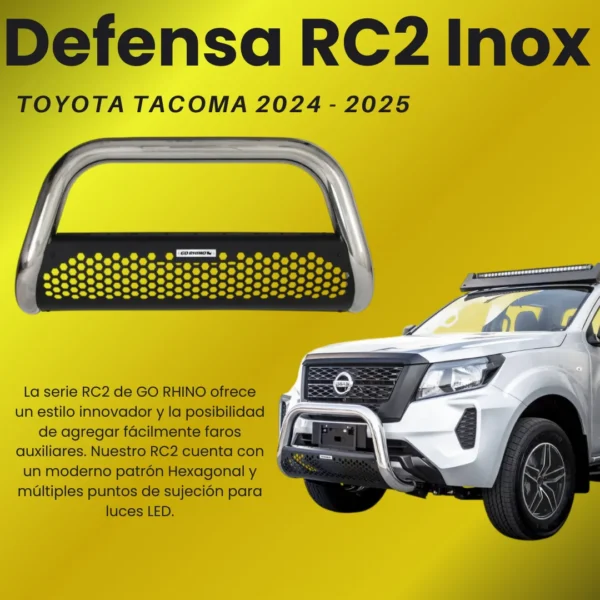 Burrera Defensa Rc2 Inox Para Tacoma 2024- 2025 Realtruck