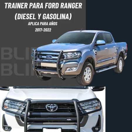 Burrera Defensa Cubre Faros Ford Ranger 17/22 Diesel Y Gas - Image 2
