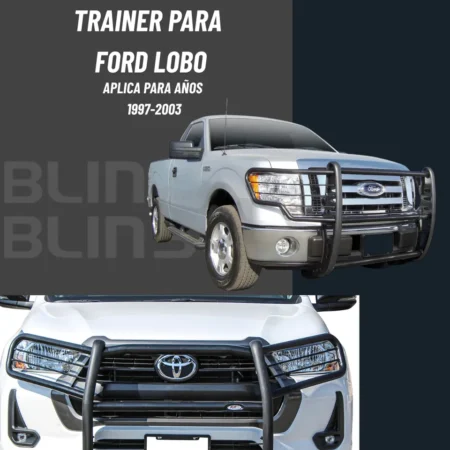 Burrera Defensa Cubre Faros Ford Lobo 1997-2003 - Image 2