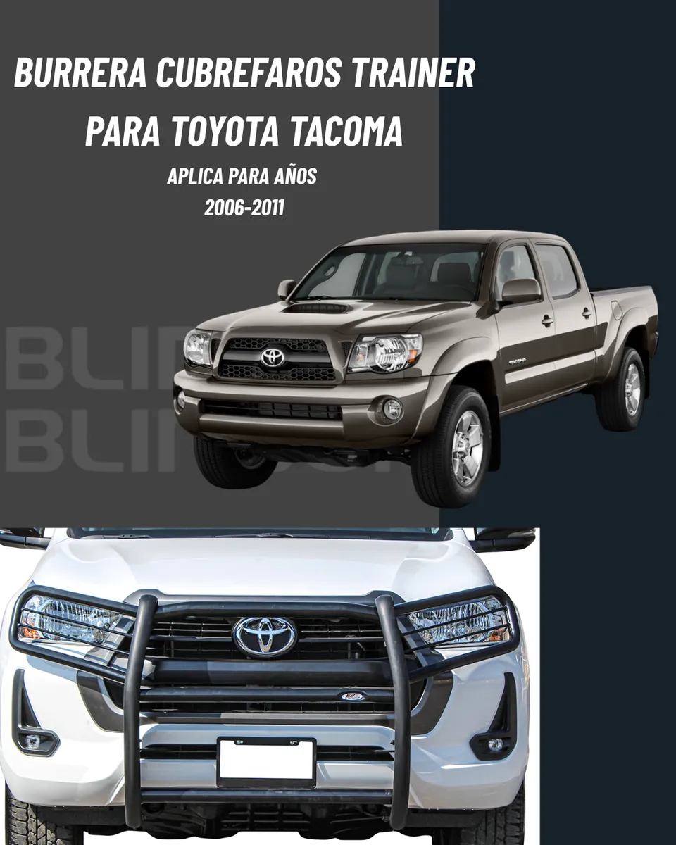Burrera Cubrefaros Trainer Para Toyota Tacoma 2006-2017 - Image 2