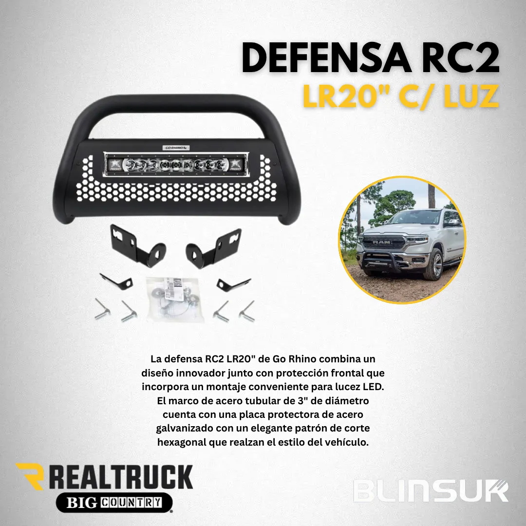 Burrera Defensa Rc2 Lr20 C/luz Toyota Tacoma 2024 - 2025 - Image 2