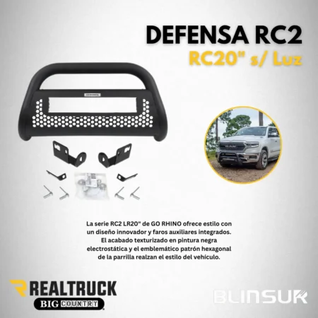 Burrera Defensa Rc2 Lr20 S/luz Toyota Hilux 2016 - 2025 - Image 2