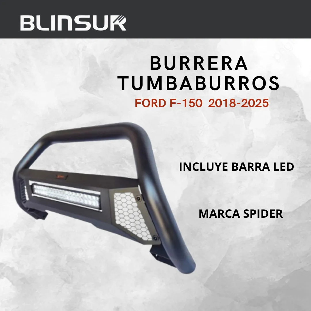 Burrera Tumbaburros Con Barra Led F-150 2018 2025 - Image 2