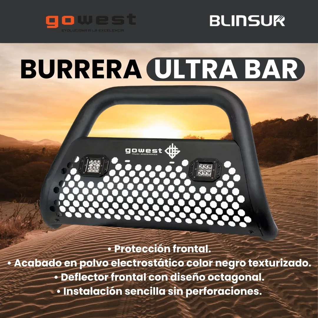 Kit Burrera Ultra Bar Mitsubishi L200 2008 - 2015 + 2 Faros - Image 2