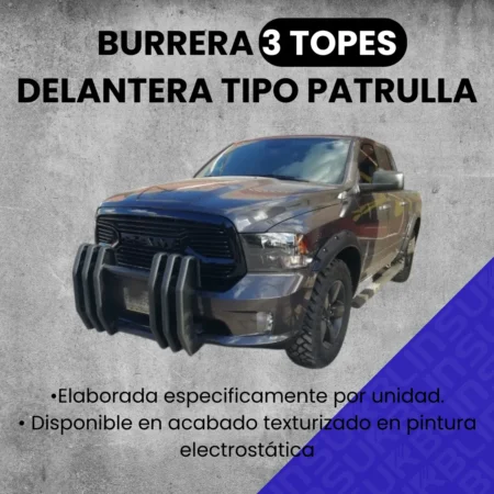 Burrera Delantera Tipo Patrulla Toyota Hilux 2015 - 2024 - Image 2