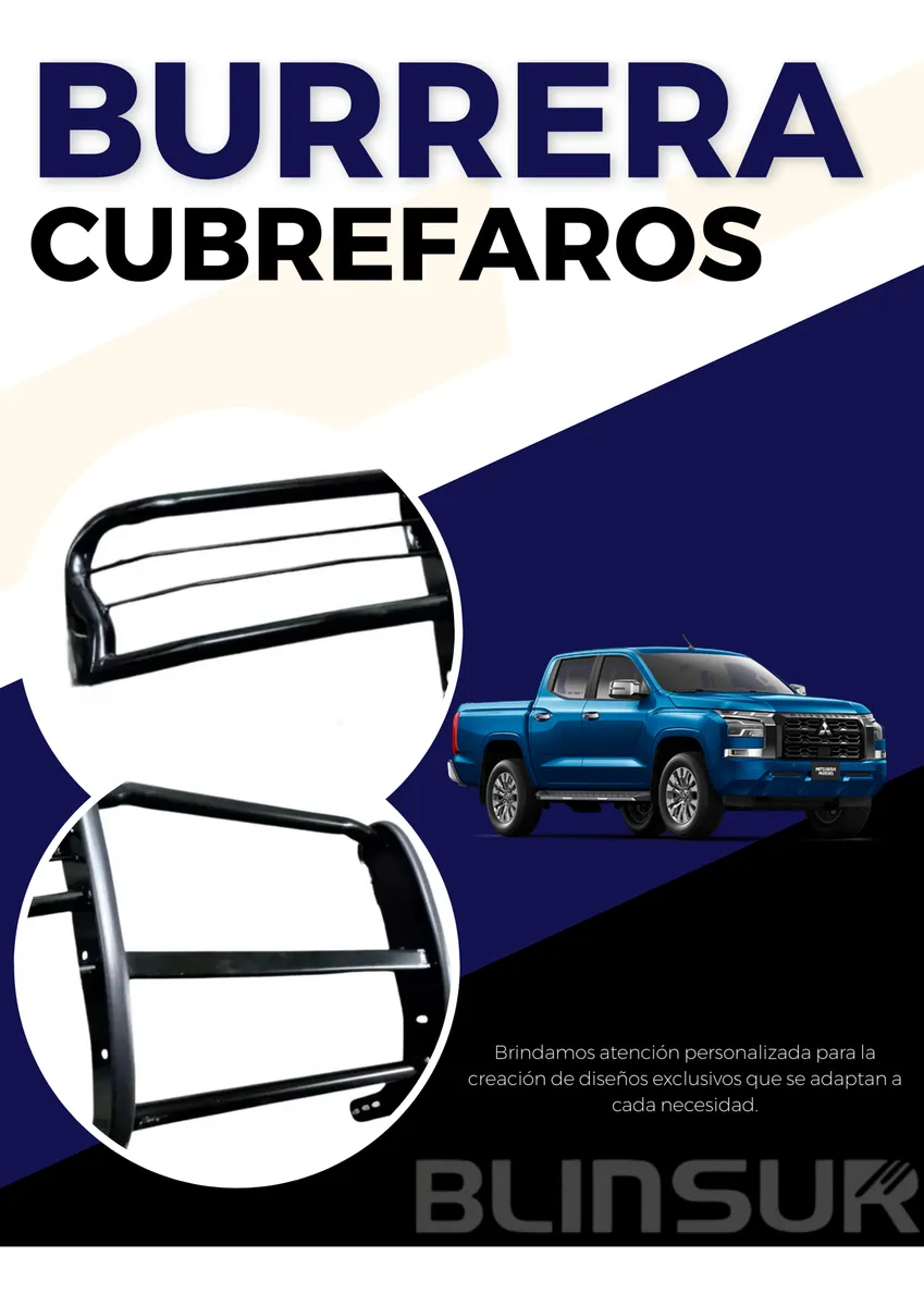 Burrera Tumbaburros Cubrefaros Para Mitsubishi L200 2025 - Image 2
