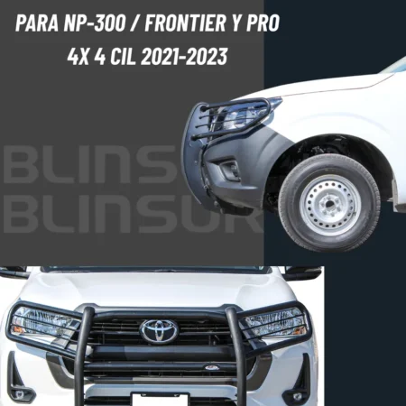 Burrera Defensa Cubre Faros Np-300/frontier Pro4x 4cil 22-23 - Image 2