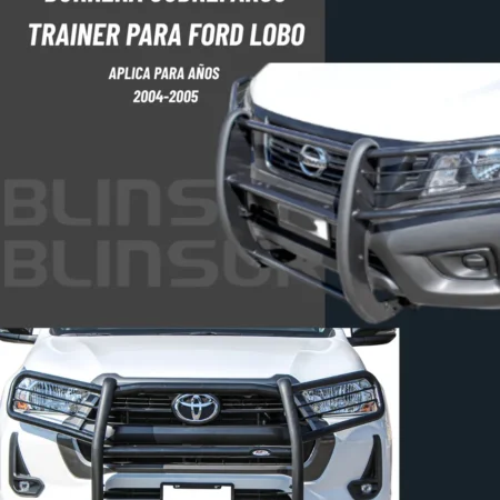 Burrera Defensa Cubre Faros Ford Lobo 2004-2005 - Image 2