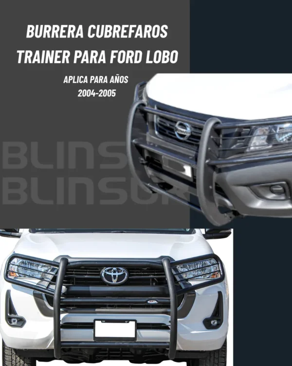Burrera Defensa Cubre Faros Ford Lobo 2004-2005
