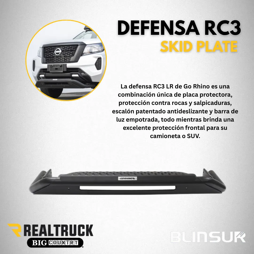 Defensa Rc3 Go Rhino S/ Luz Ford Ranger 2016 - 2022 - Image 2
