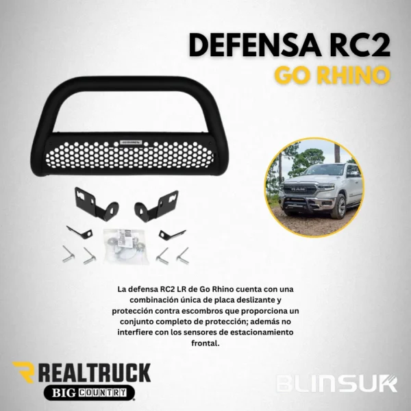 Burrera Defensa Rc2 Para Silverado 1500 2019 - 2023
