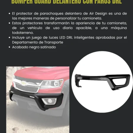 Bumper Delantero Con Faros Drl Chev Colorado 2016- 2020 - Image 2