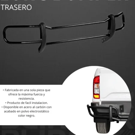 Burrera Bumper Trasero Nissan Np300 Frontier 2021 - 2024 - Image 2