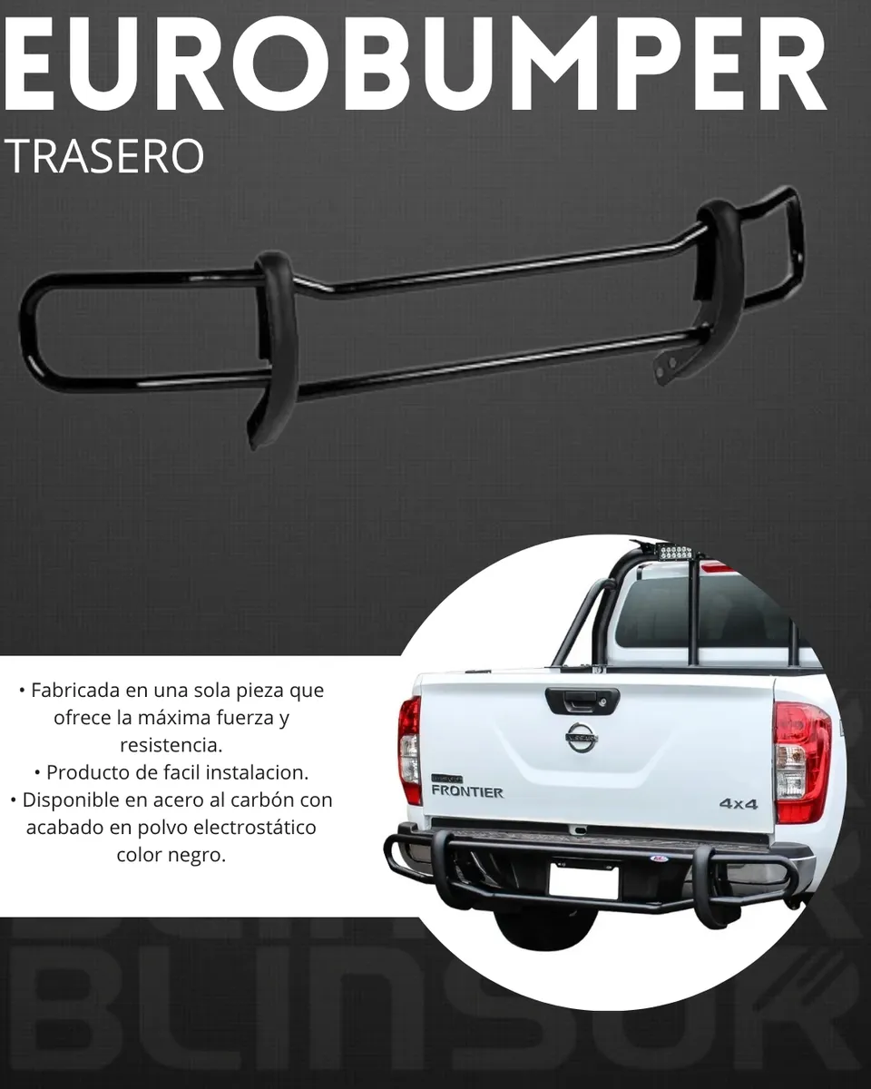 Burrera Bumper Trasero Nissan Np300 Frontier 2016 - 2020 - Image 2