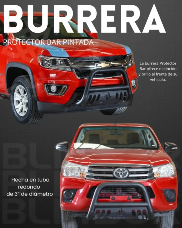 Burrera Protector Bar Negra Para Ford Ranger 2023 - 2025