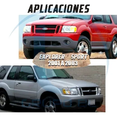 Burrera Cubrefaros Trainer Explorer Sport 2001-2003 Negro - Image 2