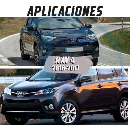 Burrera Cubrefaros Trainer Toyota Rav-4 2016-2017 Negro - Image 2