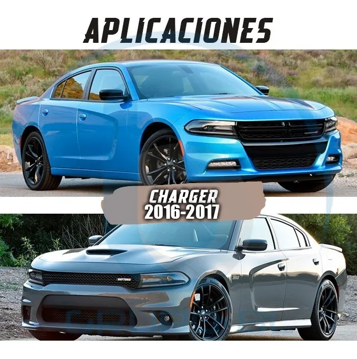 Burrera Super Bronco Dodge Charger 2016-2017 Negro - Image 2