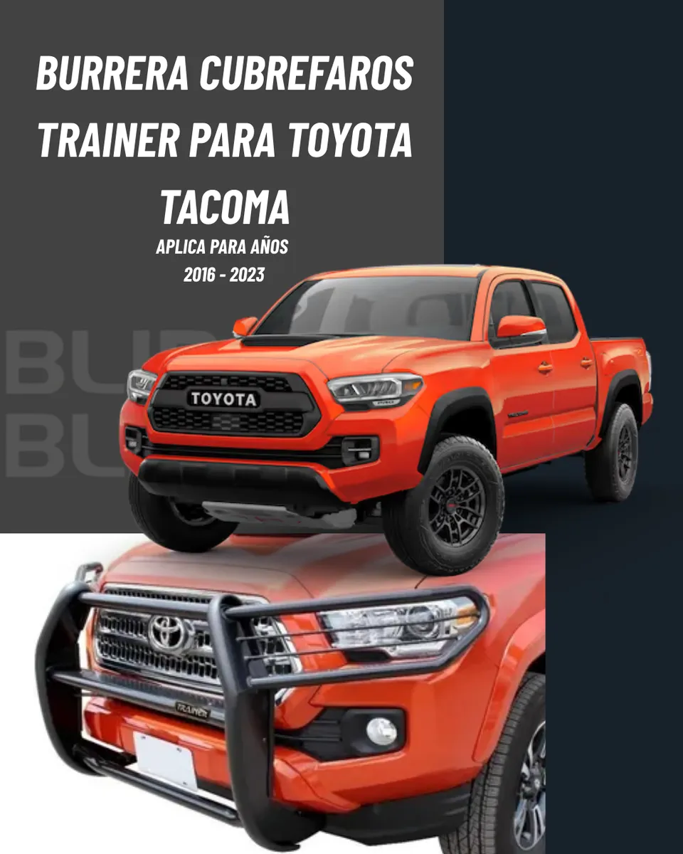 Burrera Defensa Cubrefaros Para Toyota Tacoma 2016 - 2023 - Image 2