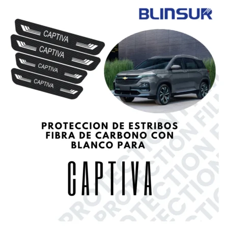Sticker Protección De Estribos Puertas Chevrolet Captiva - Image 2