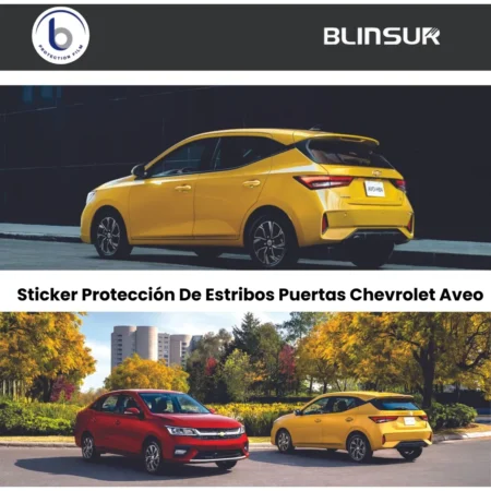 Protección De Estribos Puertas Genérico Chevrolet Aveo - Image 2