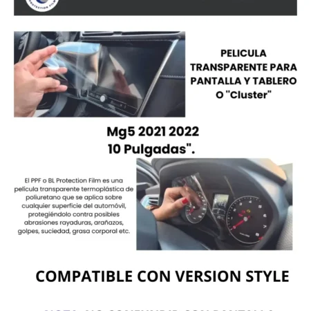Protector Pantalla Y Tacometro Para Mg5 2021 2022 - Image 2