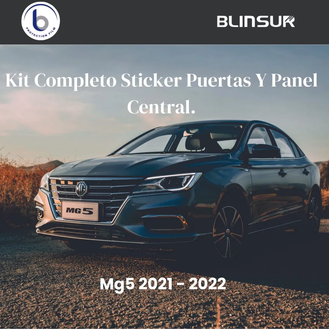 Kit Completo Sticker Puertas Y Panel Central Mg5 2021 2022 - Image 2