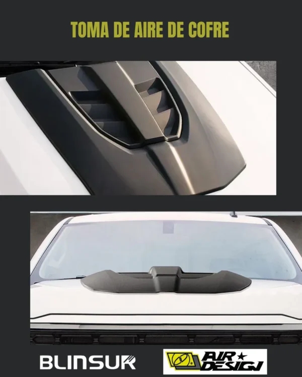 Toma De Aire De Cofre Airdesign Chevrolet Silverado 16-18