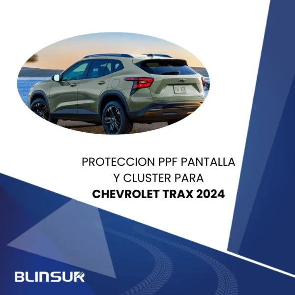 Protección Ppf Pantalla Y Clúster Para Chevrolet Trax 2024