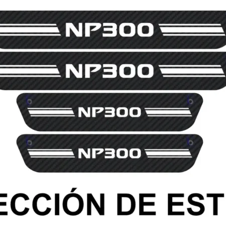 Sticker Protección De Estribos Puertas Nissan Np300 - Image 2