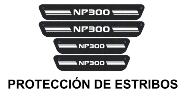 Sticker Protección De Estribos Puertas Nissan Np300