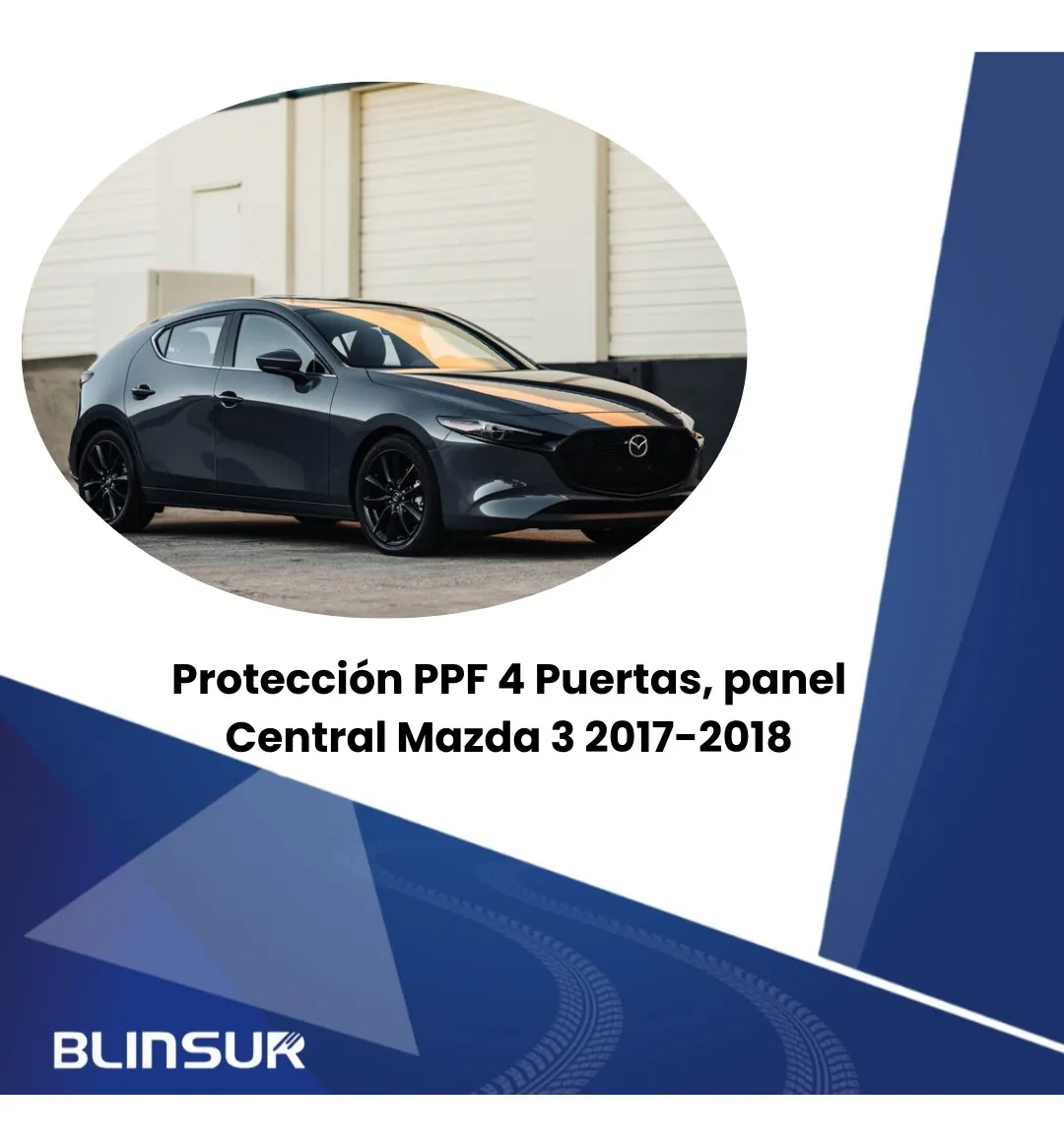 Kit Ppf Panel Central 4 Puertas Mazda 3 2017 2018 - Image 2