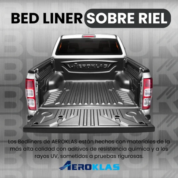 Bed Liner Sobre Riel Toyota Hilux 2016 - 2023 Doble Cabina