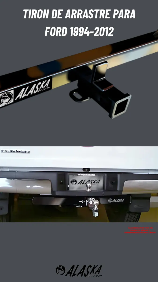 Tirón De Arrastre Jalon Ford Ranger 1994-2012 Negro - Image 2