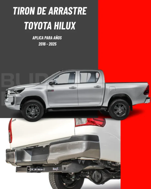 Tiron De Arrastre Toyota Hilux 2023 Jalon Remolque Bronx