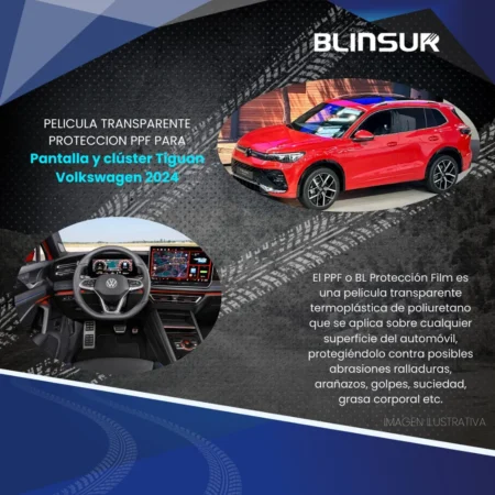 Protección Pantalla Clúster P/central Tiguan Volkswagen 2024 - Image 2