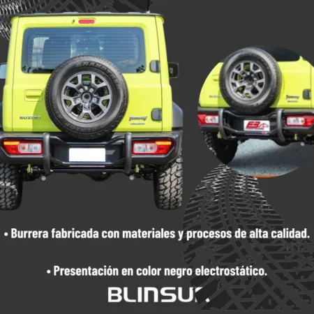 Bumper Trasero Suzuki Jimny 2020 - 2023 Defensa Bronx - Image 2