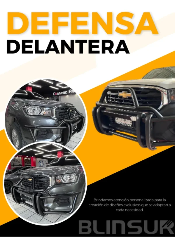 Burrera Defensa Delantera Para Chevrolet S10 Max 2022 - 2025