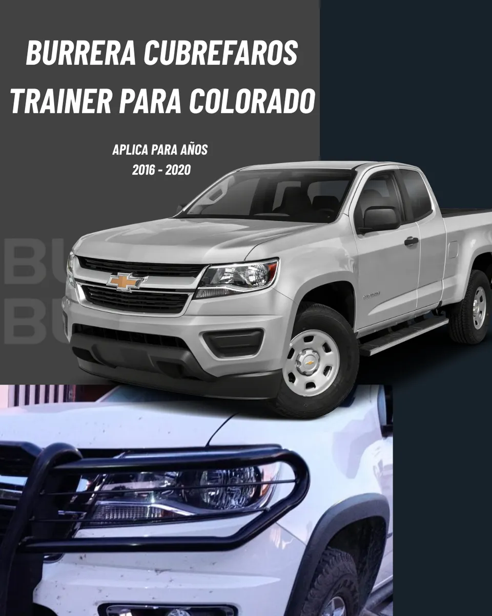 Burrera Cubrefaros Trainer Chevrolet Colorado 2016-2020 - Image 2